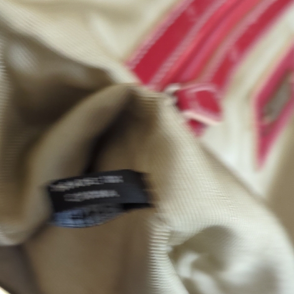 Badgley Mischka Vibrant Red Twist Lock Handbag EUC - Picture 17 of 17